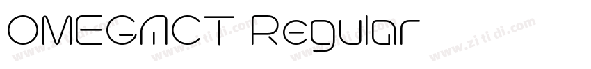 OMEGACT Regular字体转换 OMEGACT Regular字体转换